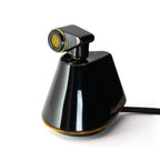 BAGATO microphone on the desktop stand with the capsule grille facing forward