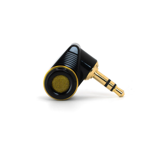BAGATO Pocket Studio Microphone with gold 3.5 mm TRS plug and capsule grille